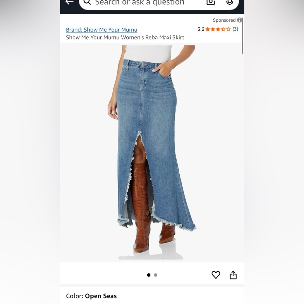 NWT Show Me Your Mumu Reba Maxi Skirt - Picture 7 of 7